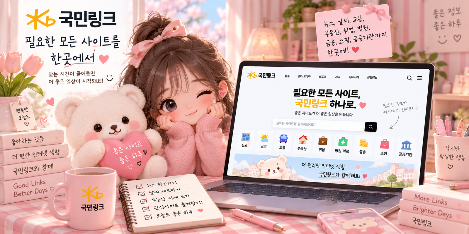 생활정보 사이트 한곳에 모아보기|필요한 사이트는 국민링크에서